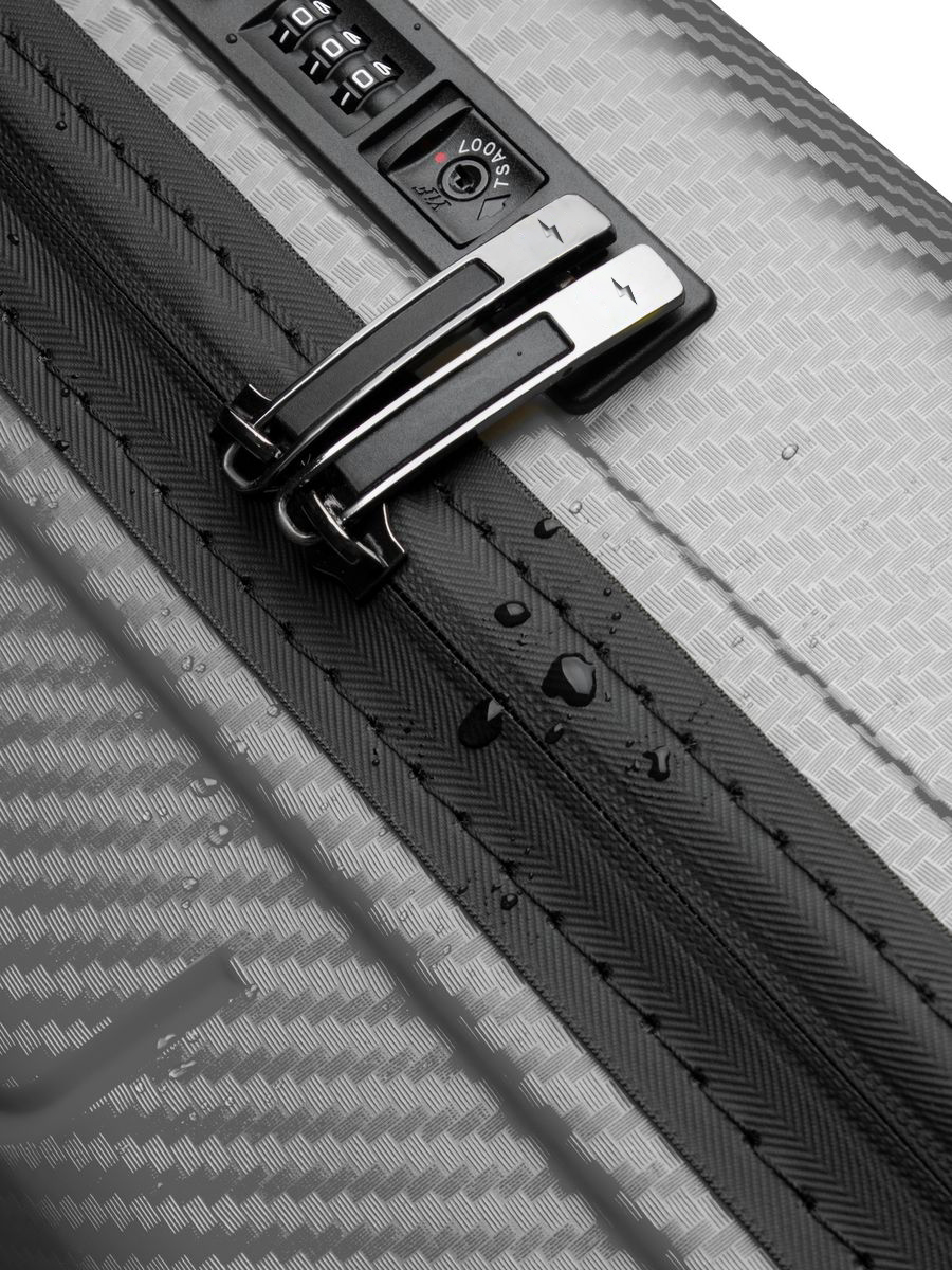 Small S-sized carry-on suitcase with wheels