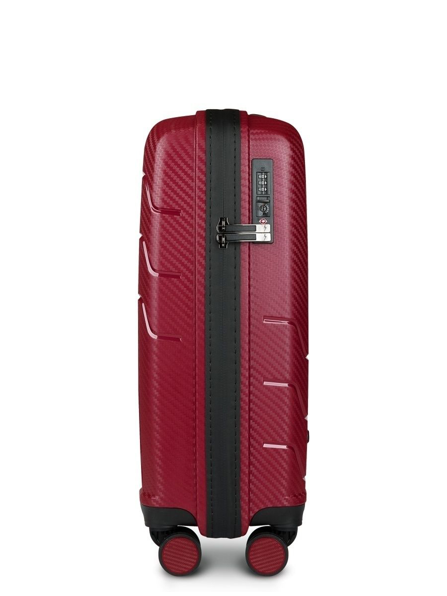 Small S-sized carry-on suitcase with wheels