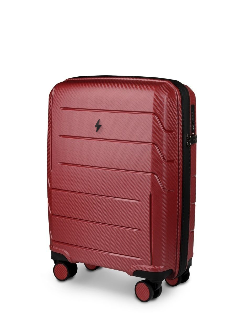 Small S-sized carry-on suitcase with wheels