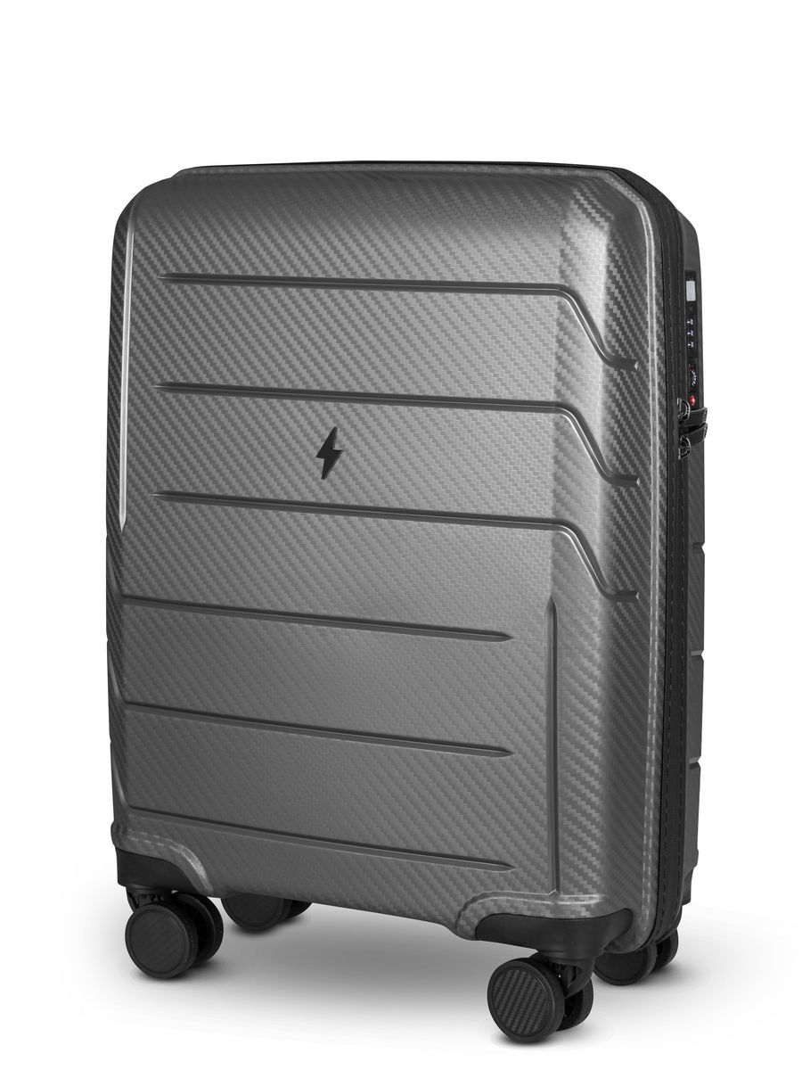 Small S-sized carry-on suitcase with wheels