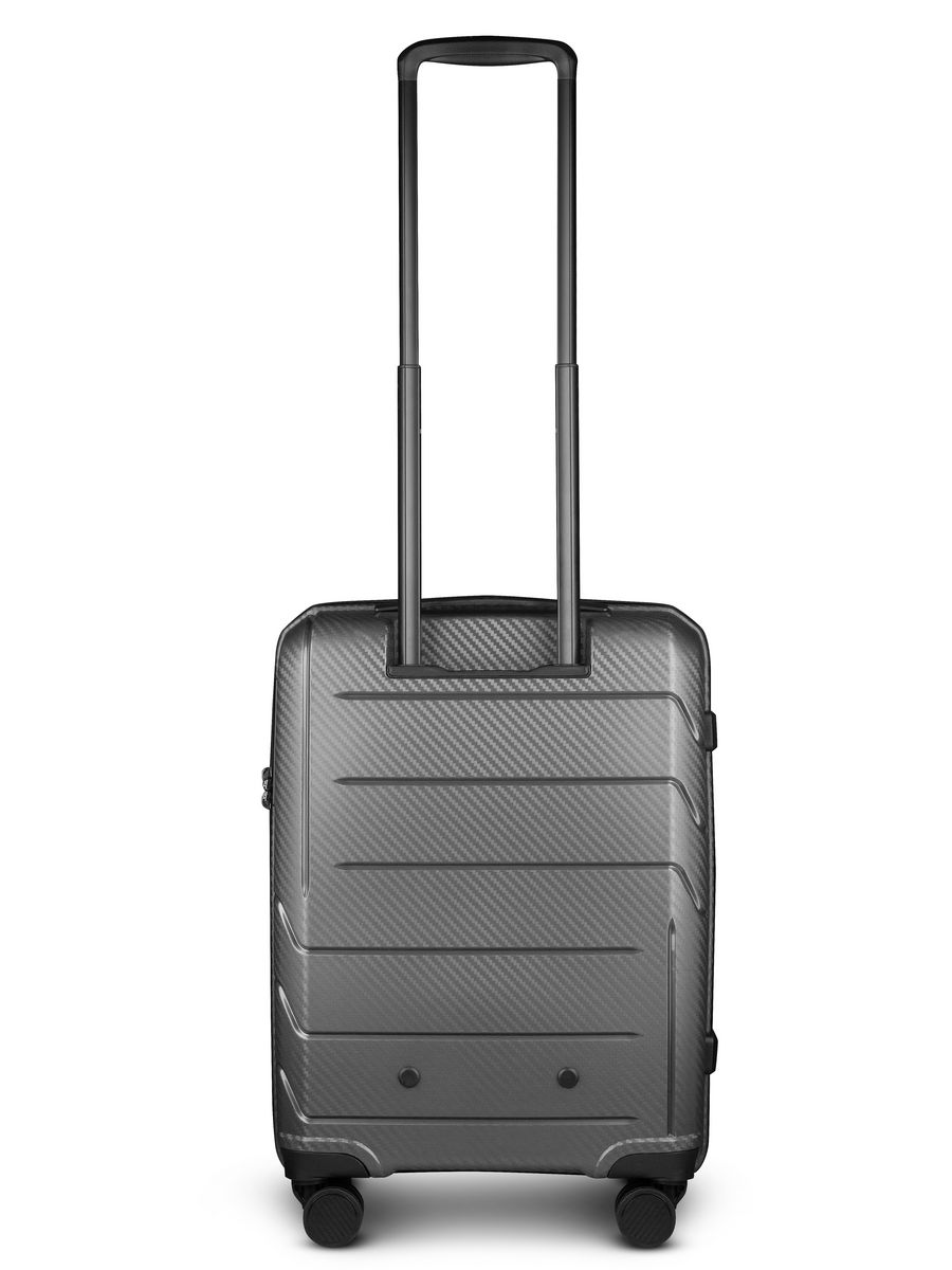 Small S-sized carry-on suitcase with wheels