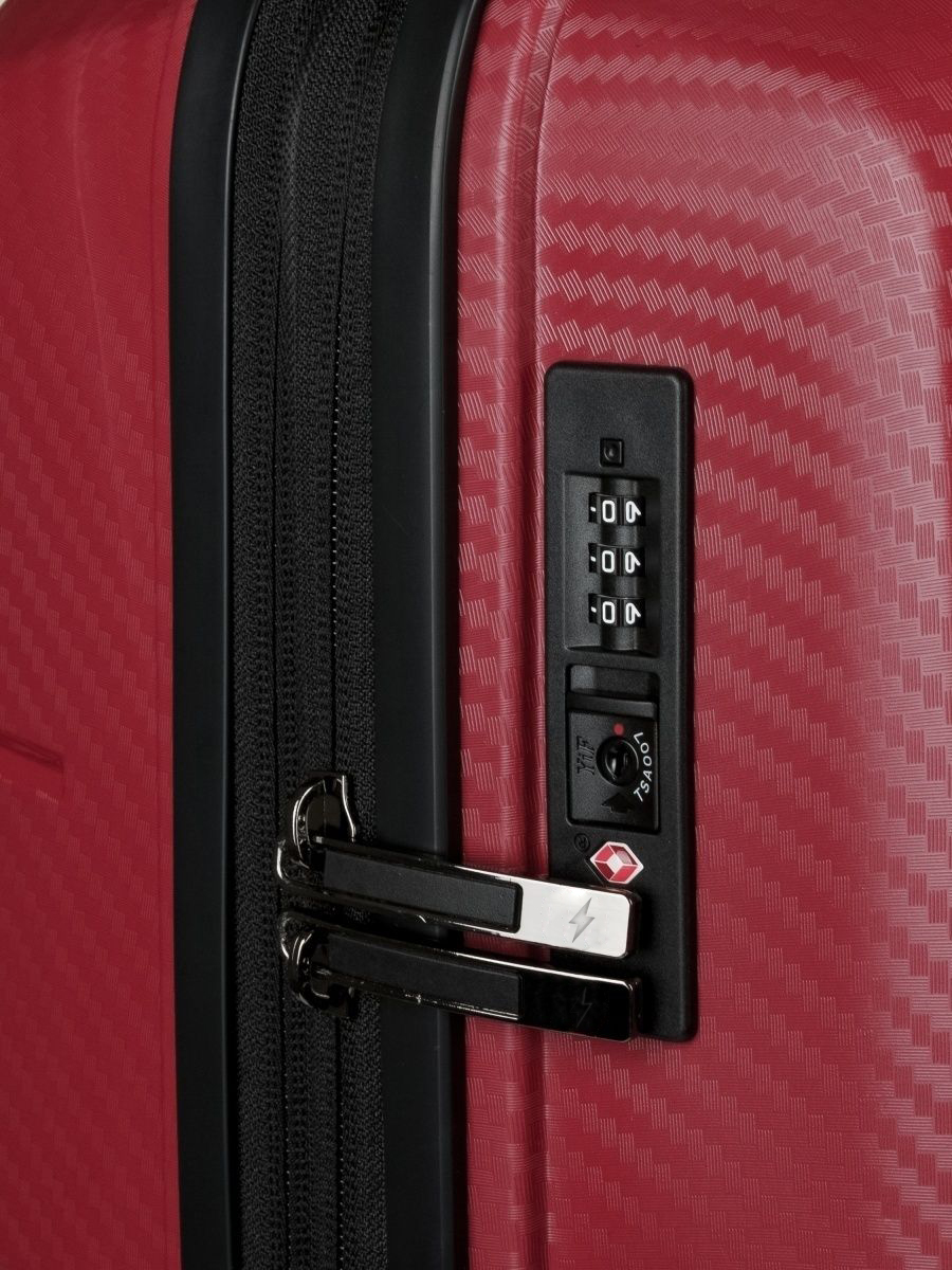 Small S-sized carry-on suitcase with wheels