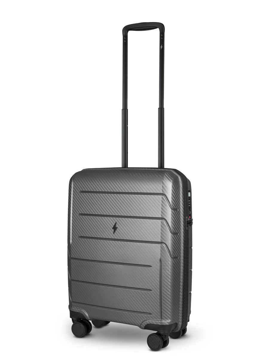 Small S-sized carry-on suitcase with wheels