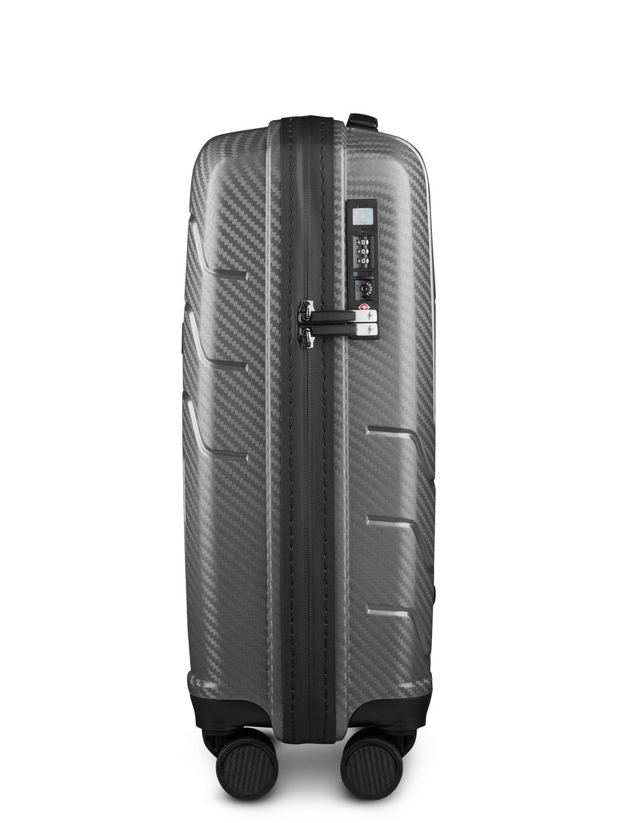 Small S-sized carry-on suitcase with wheels